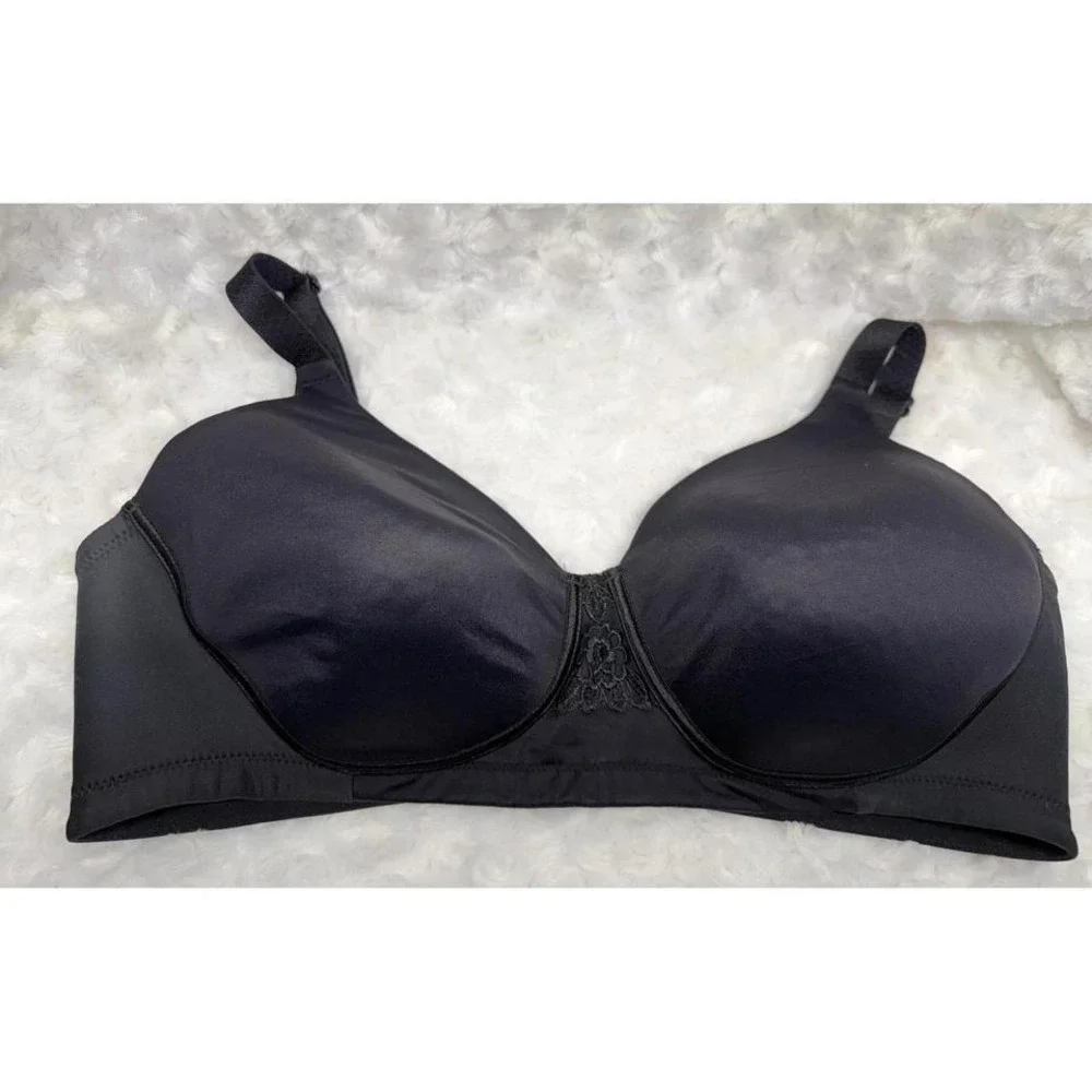 Vanity Fair Women's Size 40C Beauty Back Full Figure Wirefree Bra 71380 Black